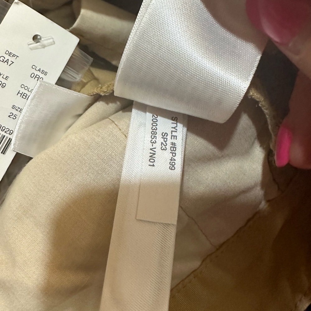 J Crew Sailor Heritage Chino Pants Honey Brown size 25 NWT - Picture 9 of 11